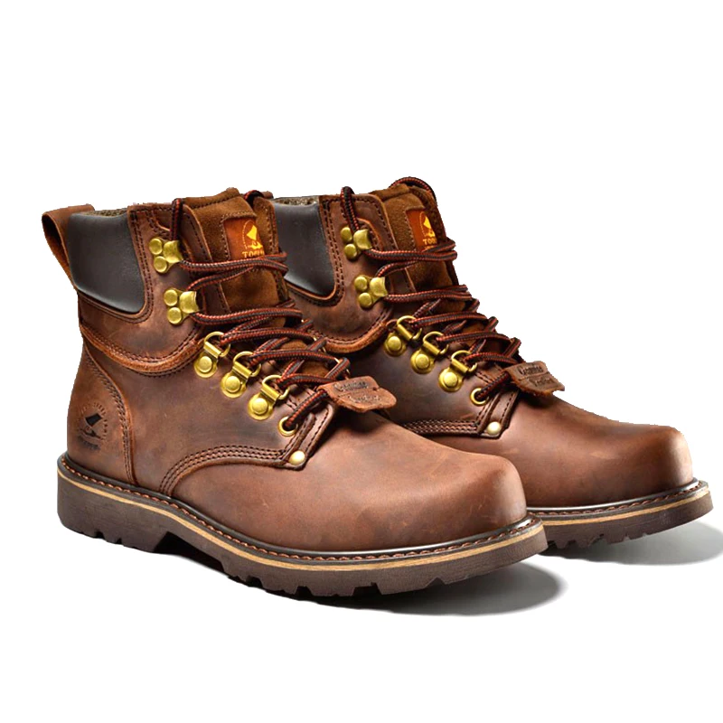 ZSuo кожаные водонепроницаемые ботинки в байкерском стиле Ботинки martin английском