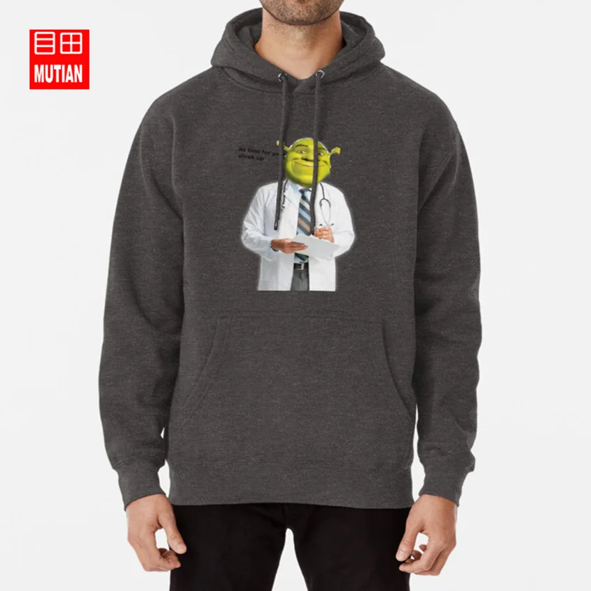 Shrek проверьте meme толстовки свитшоты shrek memes dank memes доктор болотный phototshop изменения - Цвет: darkgrey-hoodie