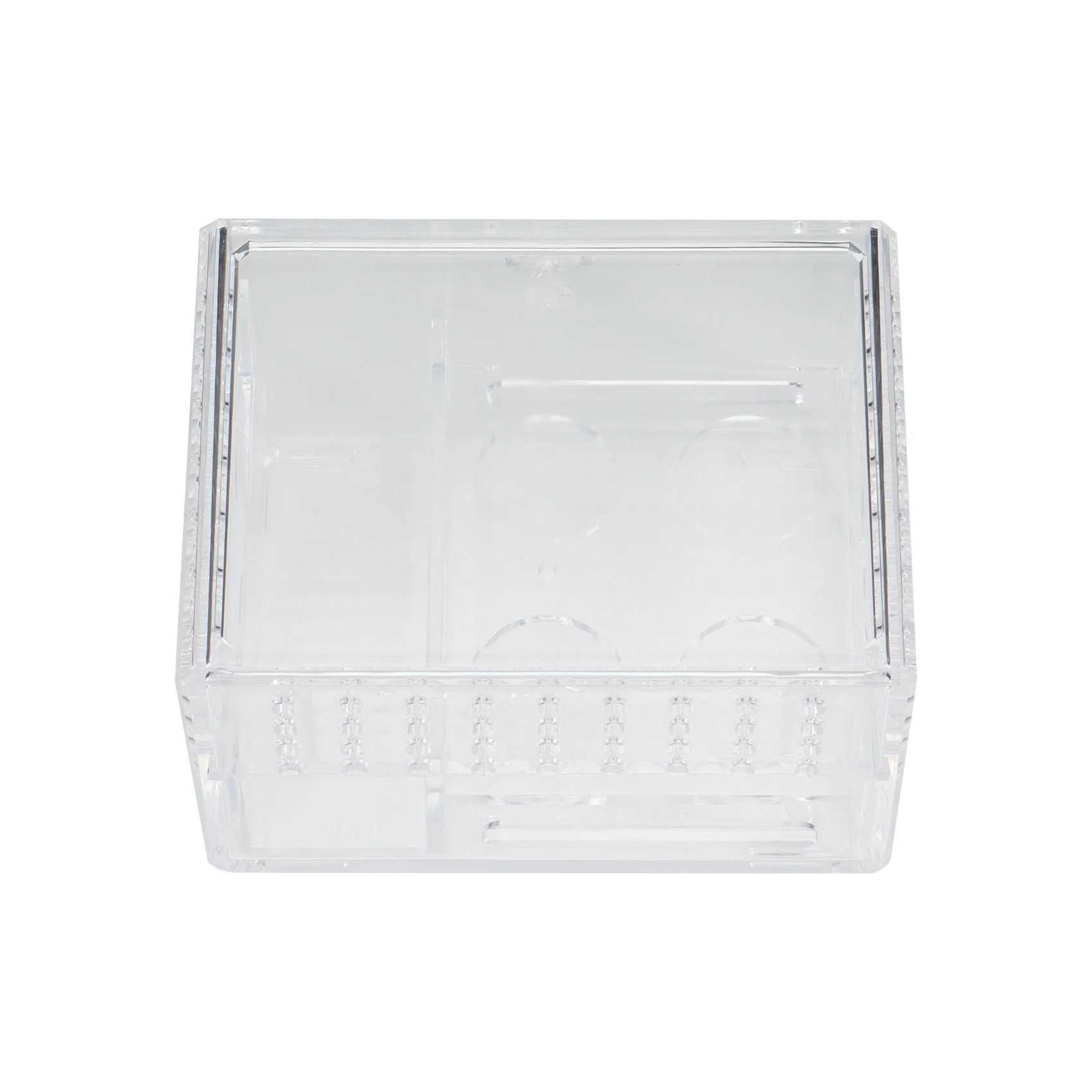

Cotton Swab Box Desktop Cosmetic Box Beauty Egg Storage Box Dustproof Transparent Cotton Cotton Shelf