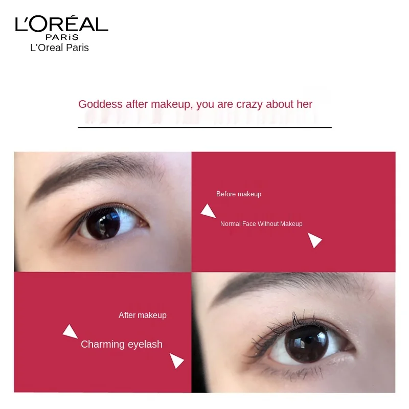 

TT Stunning Specialty Mascara Cream Double-Headed Mascara Long Thick Curling Not Smudge Natural Long