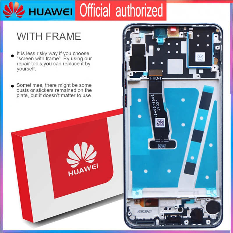 6,15 ''дисплей с рамкой Замена для huawei P30 Lite Nova 4e lcd кодирующий преобразователь сенсорного экрана в сборе MAR-LX1 LX2 AL01