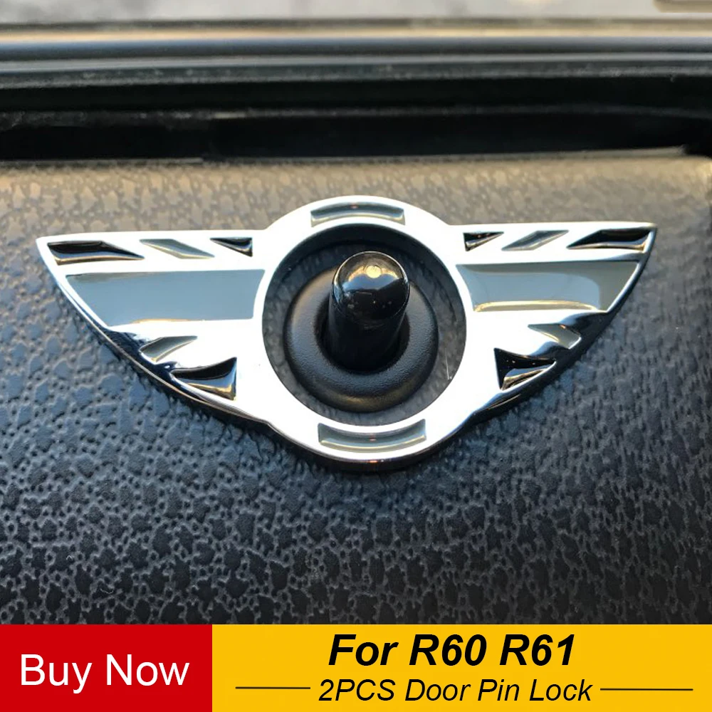 2 шт. автомобилей Межкомнатная дверь булавки эмблема на крыло значок наклейки для