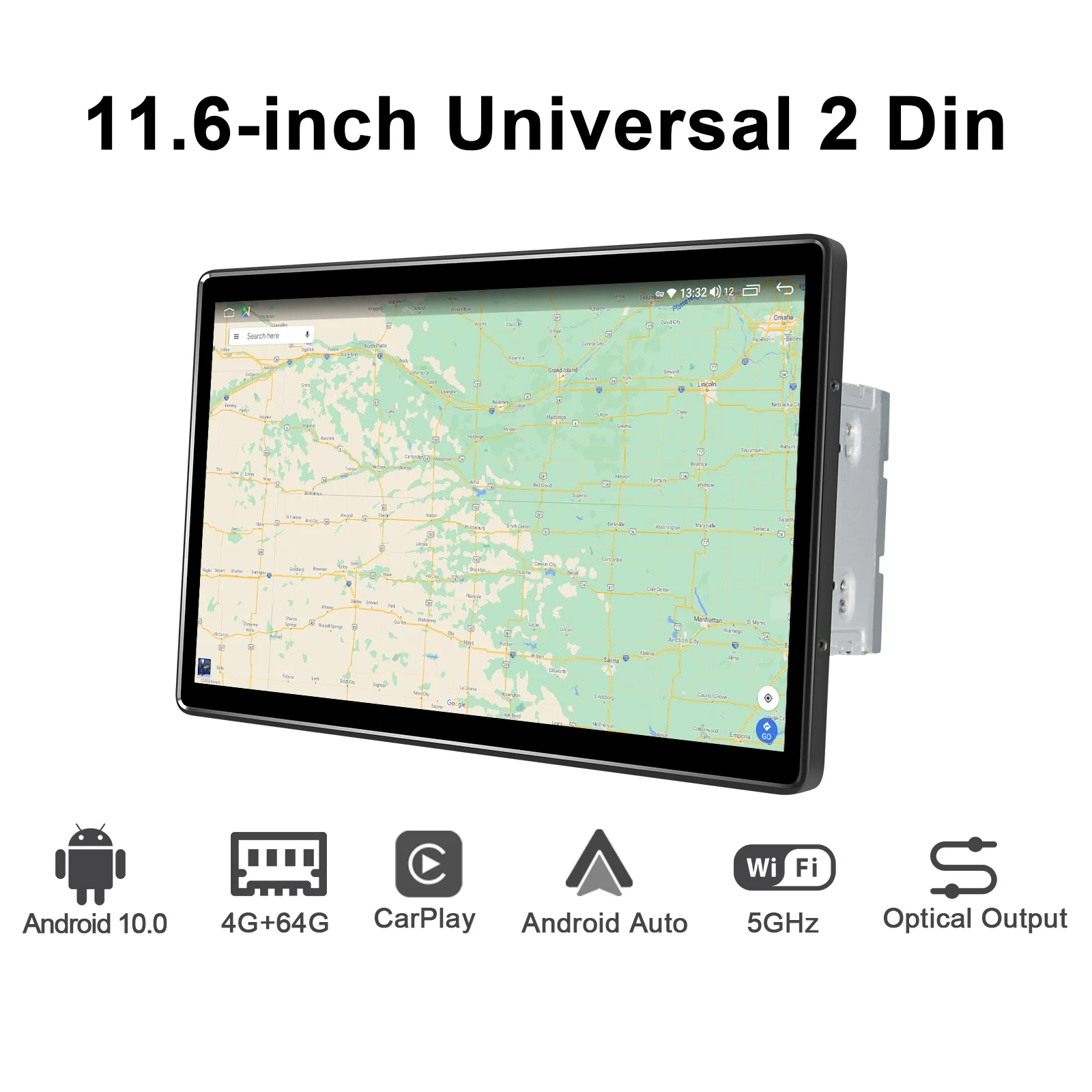 Автомагнитола 2 din Android 10 0 4 Гб + 64 ГБ/6 ГБ 128 универсальная GPS навигация видео стерео