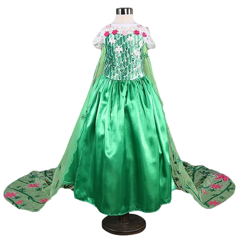 Fancy Girls Princess Costume Children Summer Clothes Gilrs Party Dresses Kids Halloween Carnival Cosplay Dress Vestido | Детская одежда