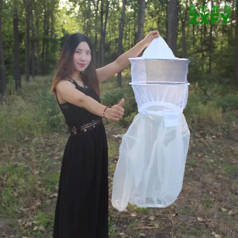 Пчеловодства одежда карман для хранения Анти пчелиный Siamesed головы маска верхняя