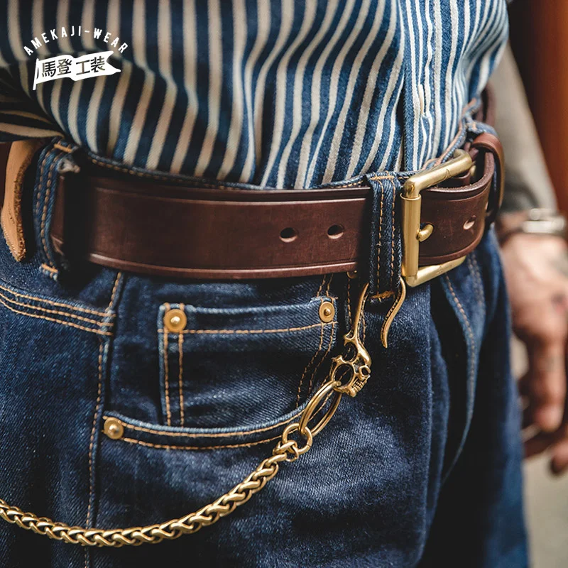 

Tooling Cow Genuine Leather Luxury Strap Male Belts Pin Buckle Waist New Fashion Coffee Classice Belt for Men High Quality