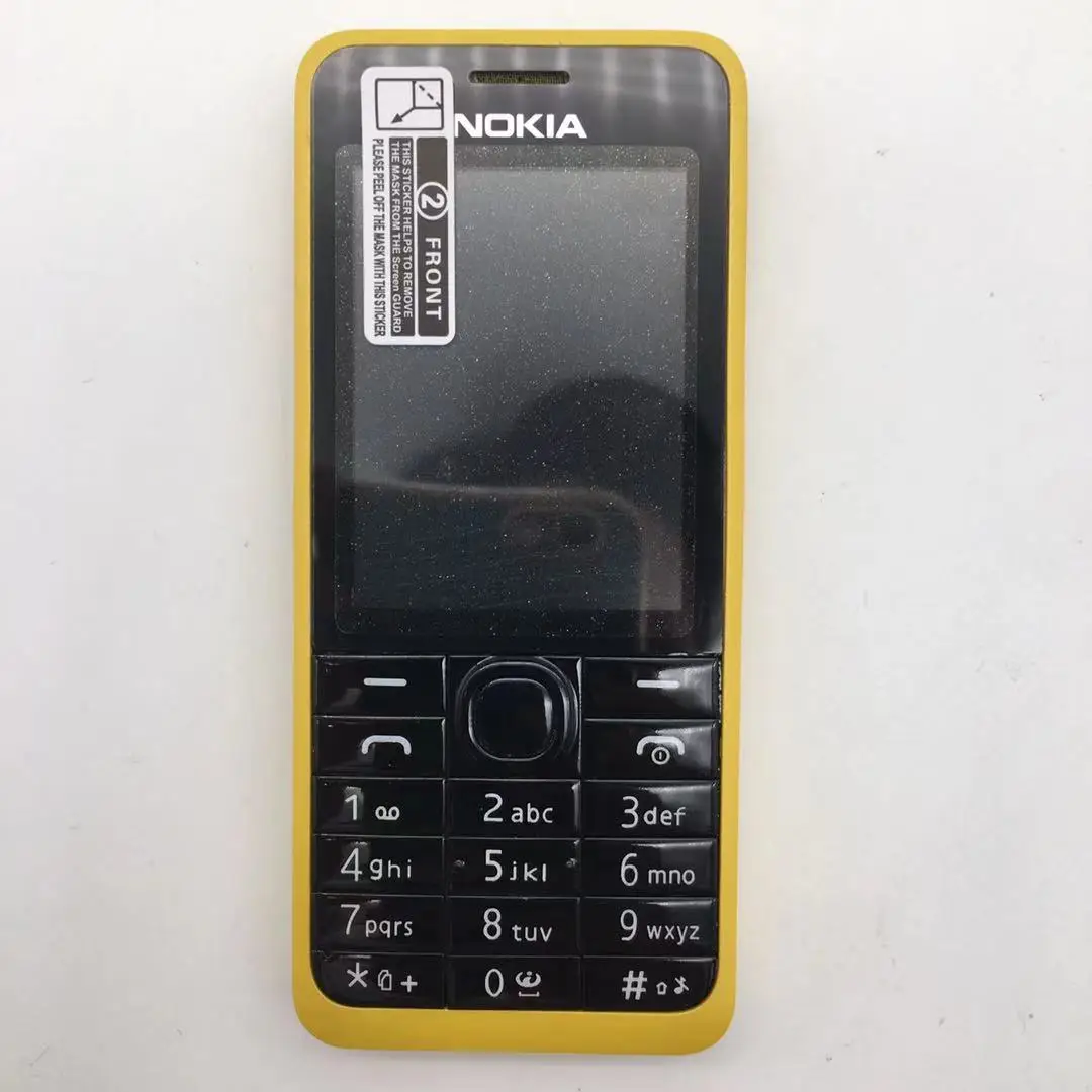 nokia 301 refurbished original nokia 301 unlocked wcdma 2 4 dual sim cards 3 2mp mobile phone refurbished free global shipping