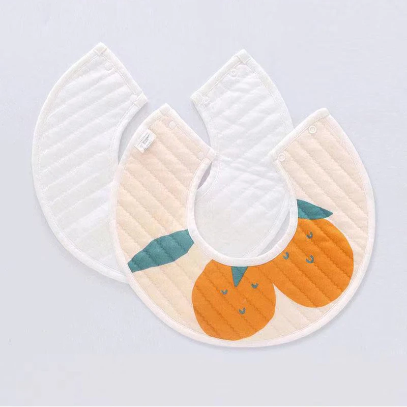 Beb&eacute; reci&eacute;n nacido Baberos para comer 3 uds 2021 nueva moda suave Burp pa&ntilde;os beb&eacute; de dibujos animados lindos Baberos ni&ntilde;os Casual accesorios pa&ntilde;o-4