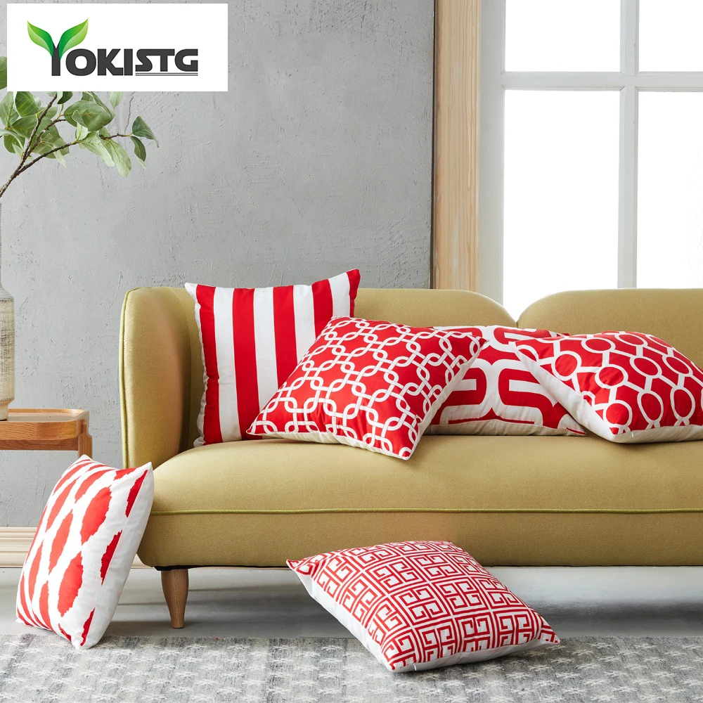 Наволочки YokiSTG с геометрическим узором чехлы для диванов офисное кресло из