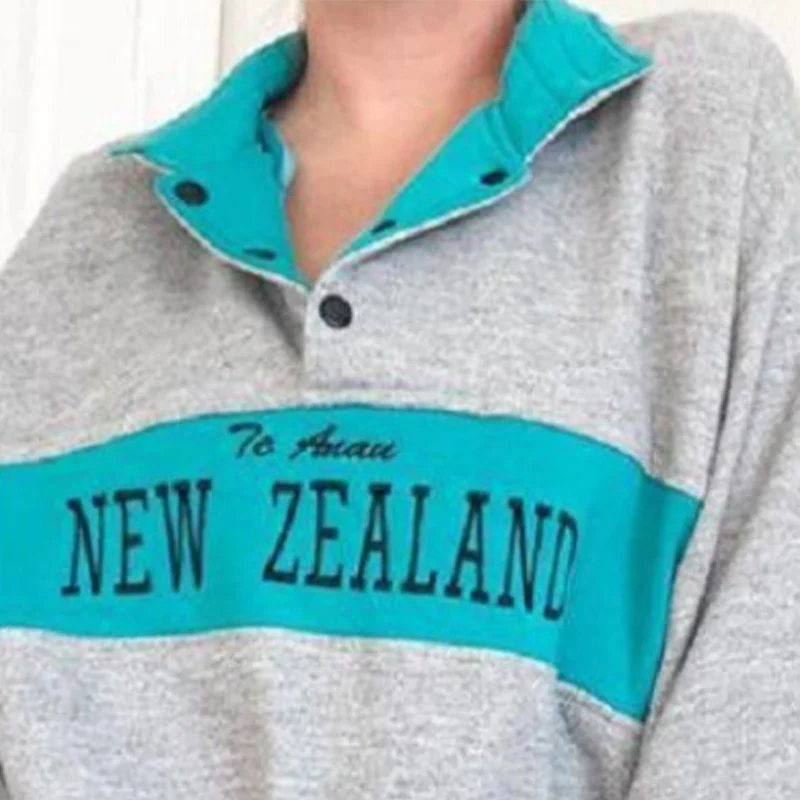 

Autumn Patchwork Women's Sweatshirts Long Sleeve Turn-Down Collar Female Pullover 2020 Casual Loose Lady Sweatshirt Streetwear