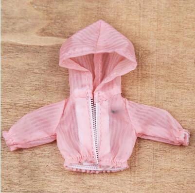 D M0087 детская игрушка ручной работы 1/12 ob11 кукла blyth BJD/Аксессуары для кукол SD GSC цветная Солнцезащитная одежда с капюшоном 1 шт - Цвет: D