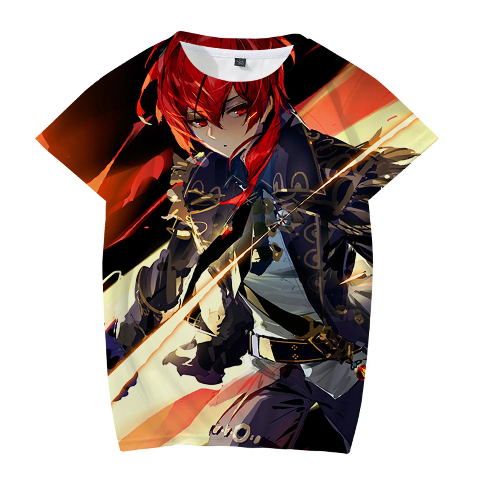 

4-14years Summer Fashion Kids Clothes For Teenagers Anime Clothes Tshirt Genshin Impact Animation Game Boys And Girls T-Shirts