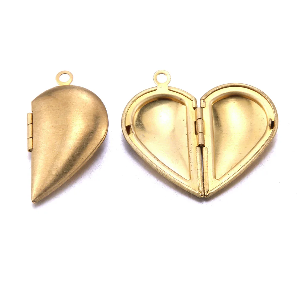 Fashion Gift Wholesale Classic Retro Women's Heart Nostalgia Photo Locket 5/Pcs Romantic Necklace Earrings Jewelry Accessories - купить