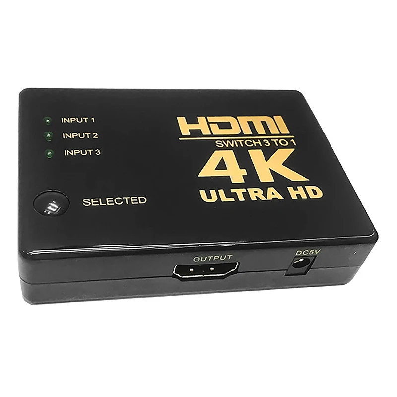 1080P HDMI видеопереключатель 4K x 2K сплиттер 3 входа 1 выход переключатель для DVD TV PS4/3| |