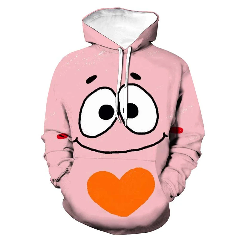 

New cartoon funny wolf cat 3d printing hooded sweatshirt spring casual long-sleeved hooded children's hoodie for teen boys and g