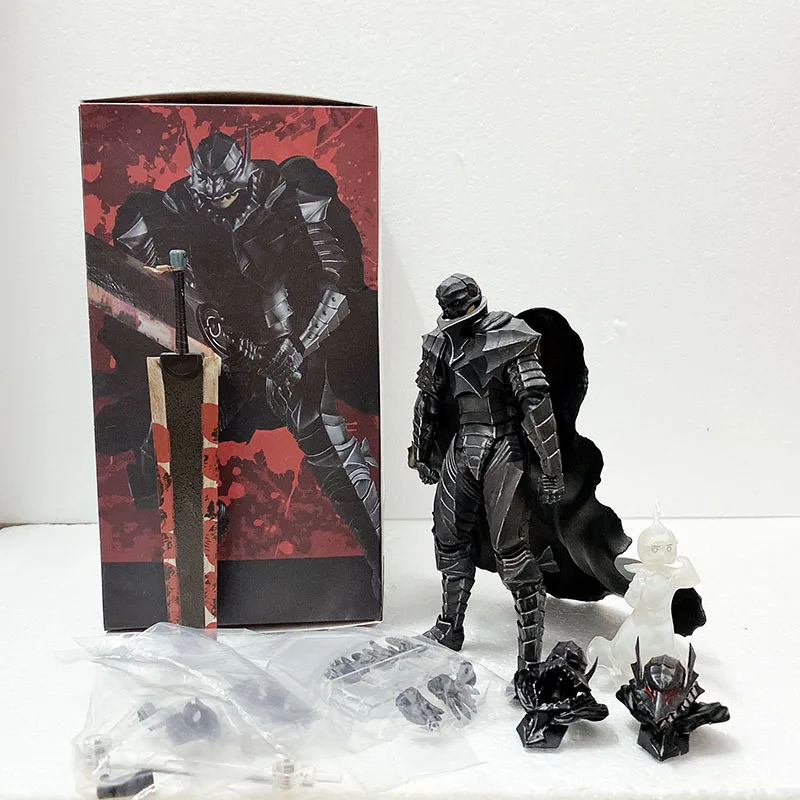 Фигурка Berserk фигурка Beruseruku Figma 410 Black Swordman tristie экшн-модель игрушечная кукла |