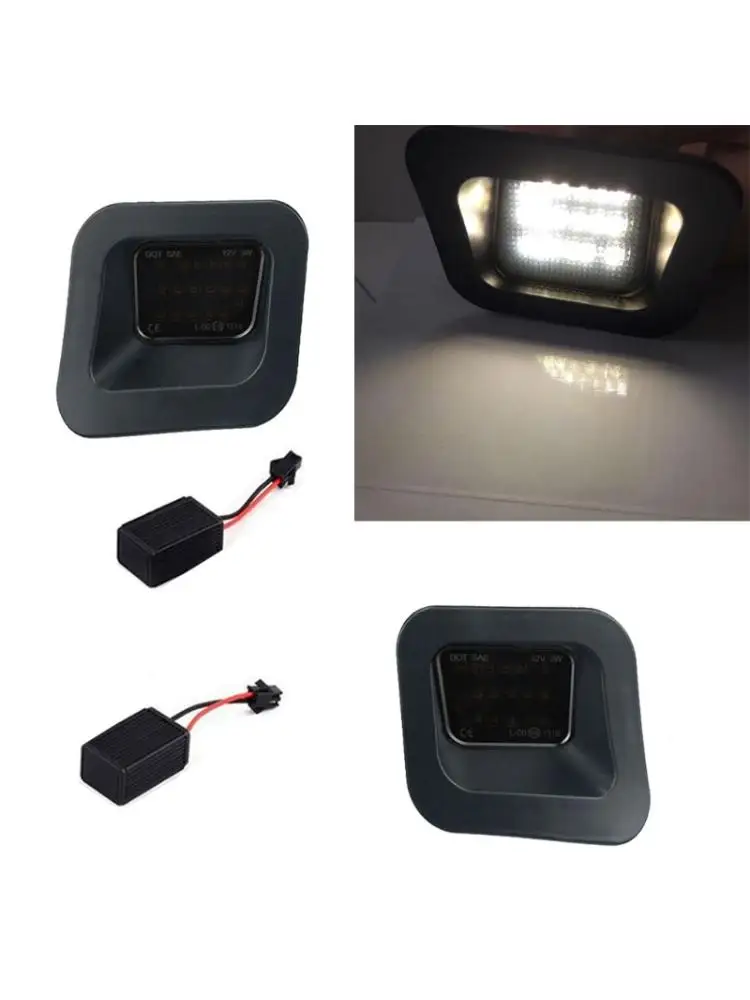 

Для 1500 2500 3500 б/у 2003-2018 белый 6500K светодиодный номерного знака светильник заднего бампера светильник s