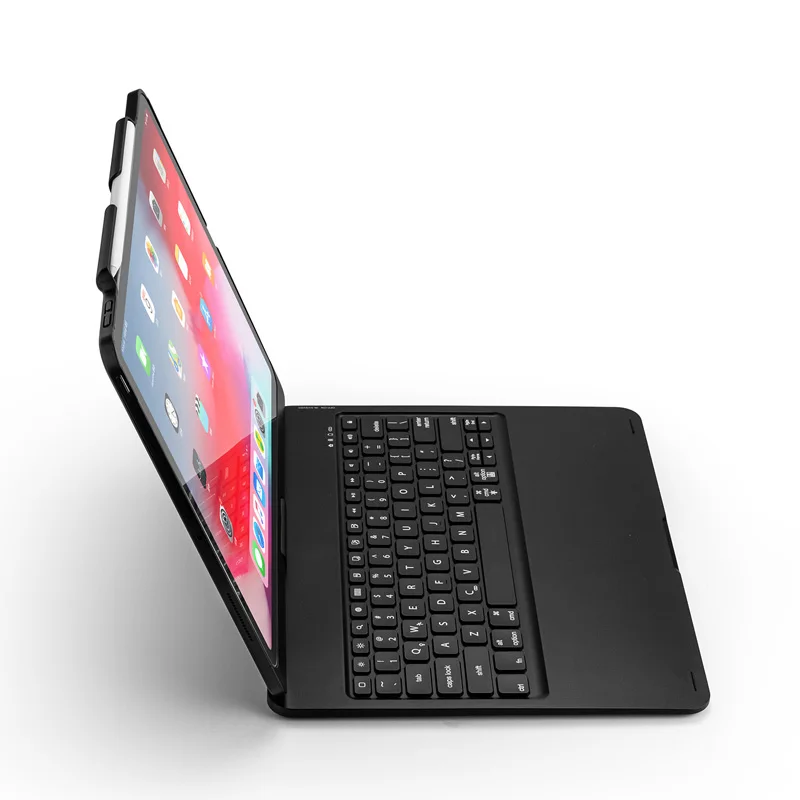 Чехол с Bluetooth клавиатурой для iPad pro 12 9 дюймов выпуска 2020 и 2018 Вращающаяся