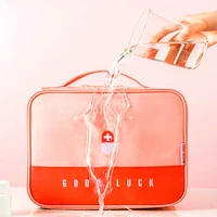 large capacity medicine box thickened layered home portable waterproof fabric medicine cabinet jewelry storage box first aid kit