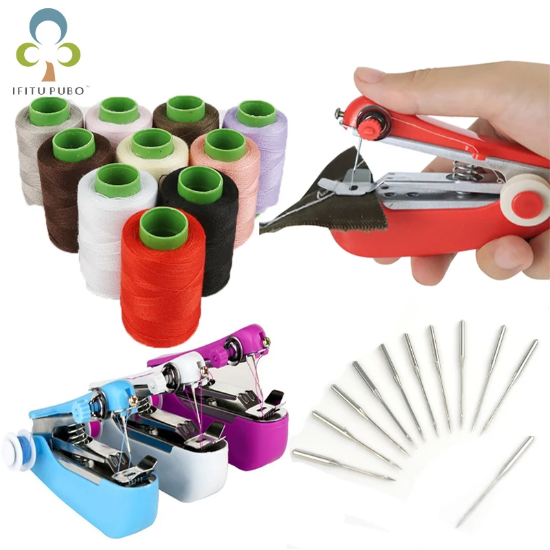 1 комплект портативная ручная швейная машина простая в эксплуатации игла