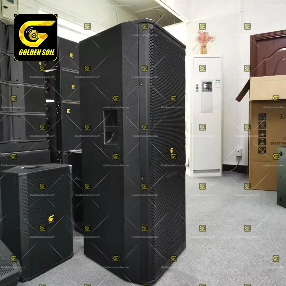 Goldensoil audio SRX725 двойной 15-дюймовый Полнодиапазонный динамик мощный