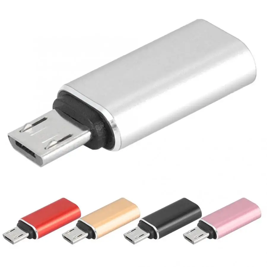 2 шт. тип c Женский к Micro USB Мужской Android телефоны кабели адаптер USB3.0 телефон зарядка