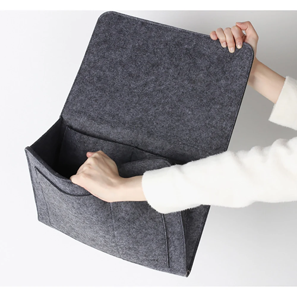Подвесная прикроватная сумка для хранения кровати карманная войлочная комната
