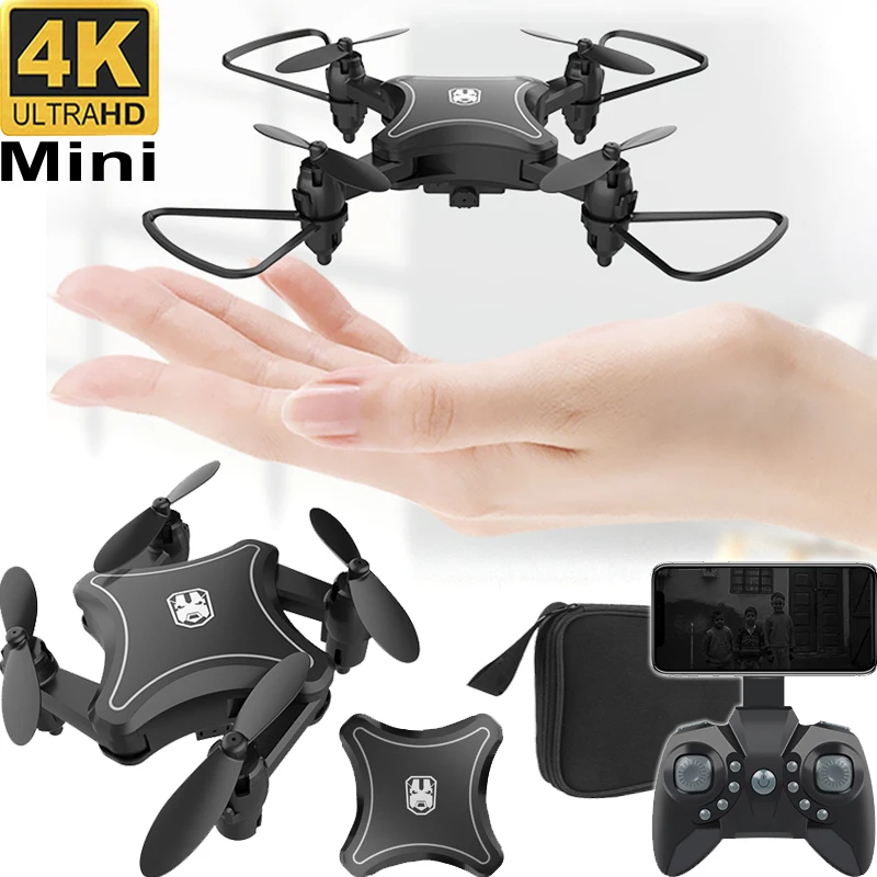 KY902 100 м 4K Ультра HD Пульт дистанционного управления Wifi Мини камеры Дрон для охоты