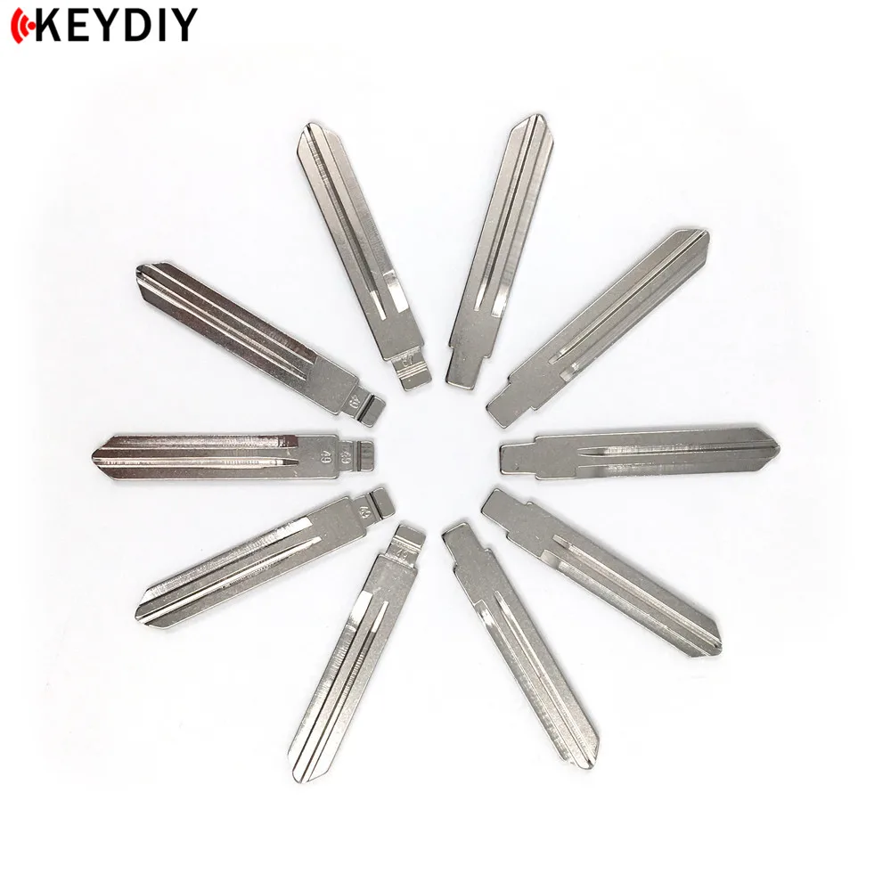 KEYDIY 10 шт./лот металлическая заготовка необработанный откидной ключ KD/Xhorse с
