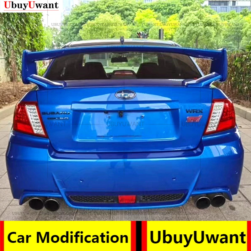 

Автомобильный спойлер для багажника 2007-2016 Subaru Impreza WRX STI, аксессуары для крыльев заднего багажника из АБС, спойлер, автомобильные аксессуары