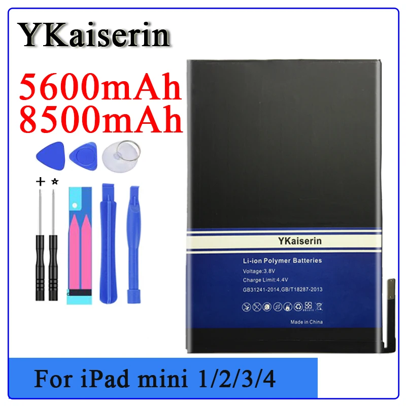 Аккумулятор для планшета Apple iPad Mini Mi Ni 1/ 2/ 3 / 4 A1432 A1445 A1454 A1455 A1489 A1490 A1538 A1546 A1550 сменный