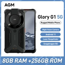 AGM Glory G1 5G Rugged Mobile Phone 8GB+256GB 6200mAh 6.53 inch NFC Smartphone 20 MP Night Vision Camera Global version (1)