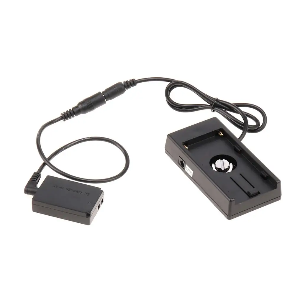 LP-E12 адаптер для фиктивного аккумулятора + пластина F970 Canon EOS M M2 M10 M50 M100 M200 |