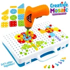 144 шт., Детский конструктор Электрическая дрель