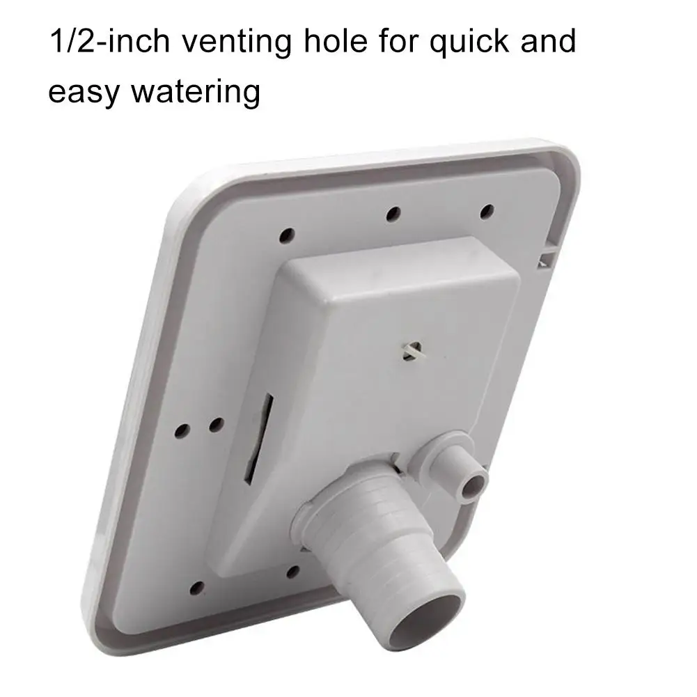 

Universal RV Conversion Accessories White Gravity Water Hatch Inlet Integrated Water Tank RV Trailer Camper Controllable