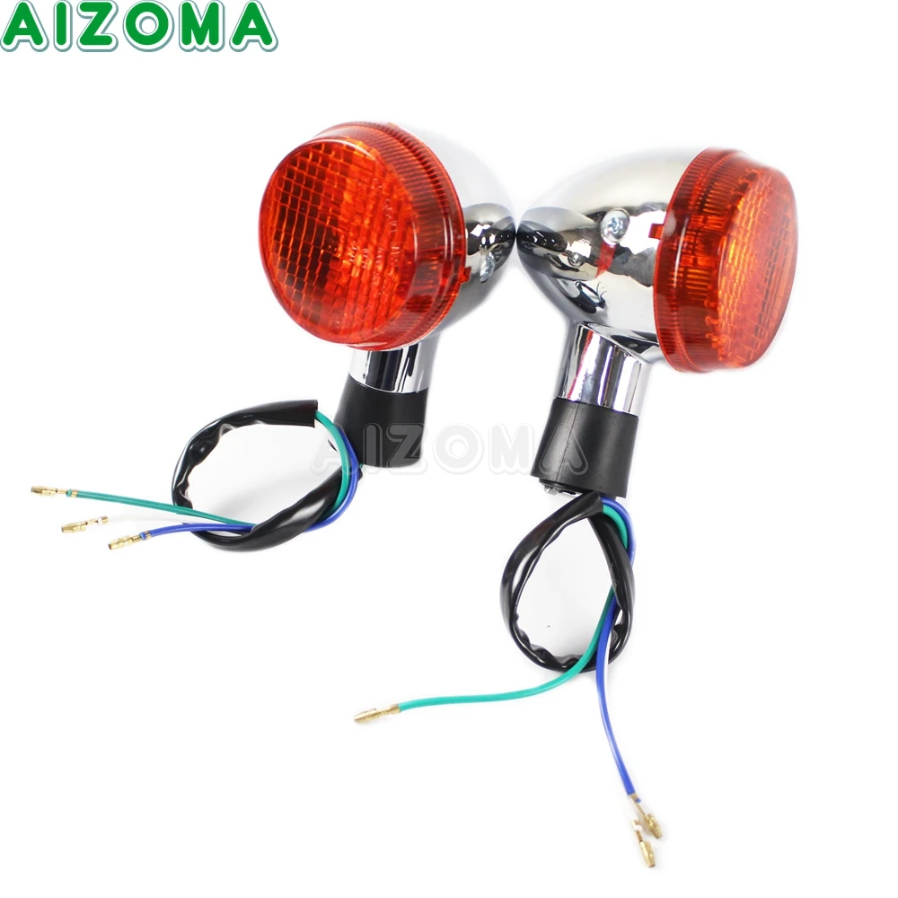 Turn Signals For Honda Aero VT400 VT750 VTX 400 750 Emark Motorcycle Front/Rear Signal Light Indicators Flasher Lamp 04-07 |
