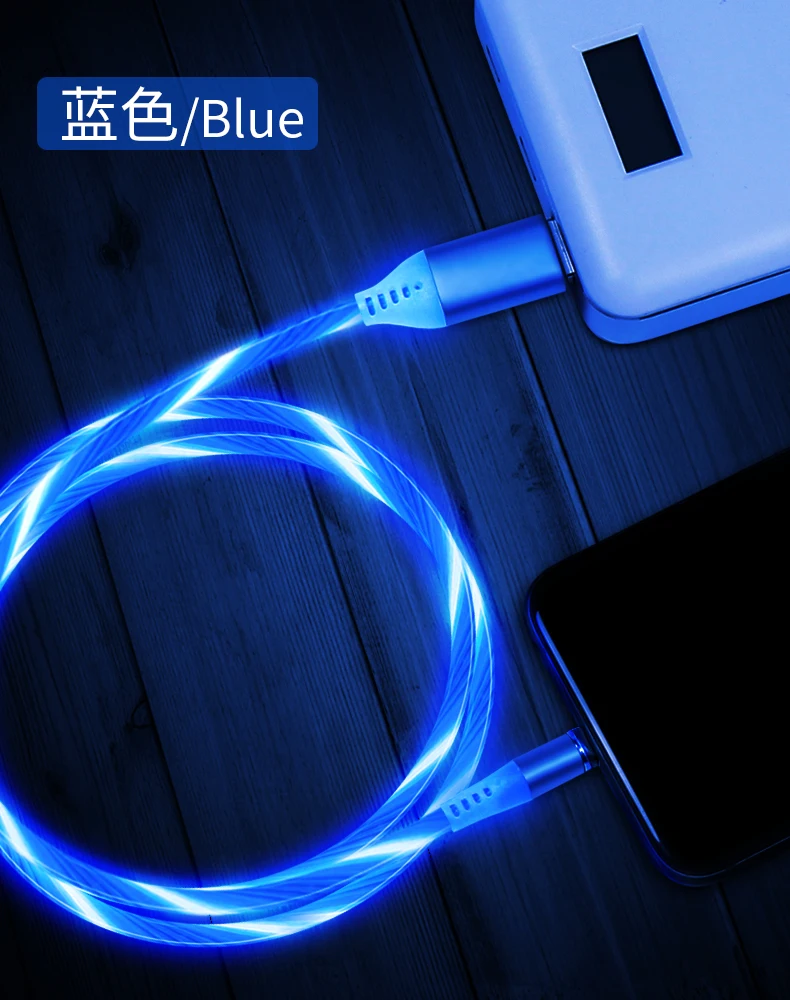 2.4A светодиодный легкий магнит type C Micro USB кабель для Xiaomi huawei Iphone Магнитный кабель для быстрой зарядки шнур для зарядного устройства USB C кабель для передачи данных