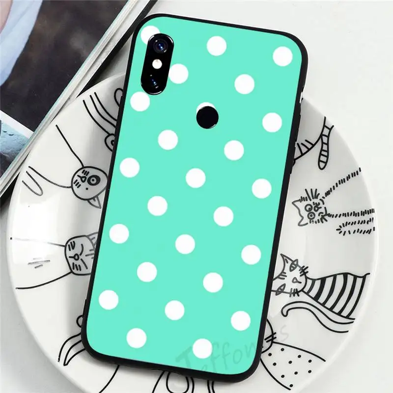 

Polka dots pattern Phone Case For Xiaomi Redmi note 7 8 9 t k30 max3 9 s 10 pro lite