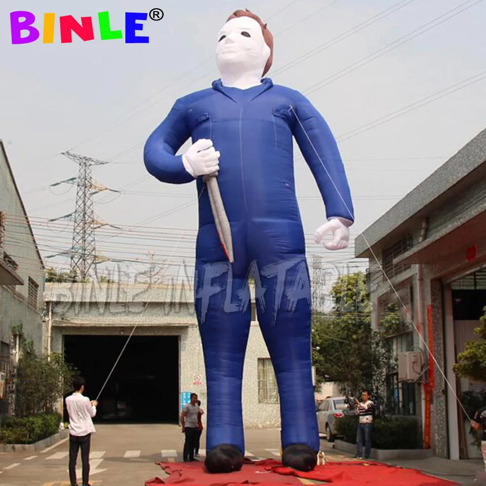 

Надувная гигантская надувная фигура злого человека, модель для рекламы