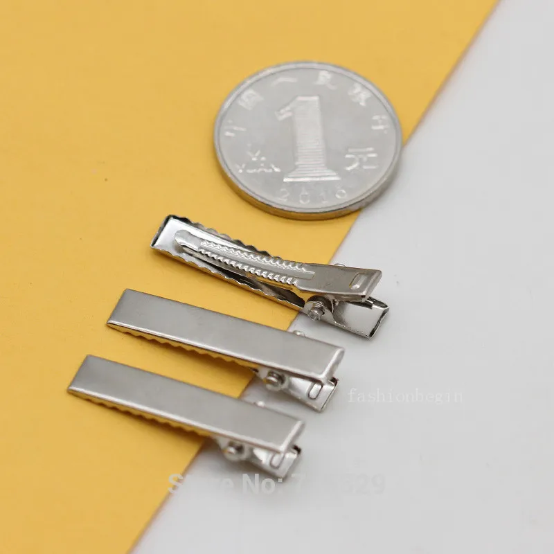 Металлические подвески для маленьких девочек гладкие плоские заколки волос с
