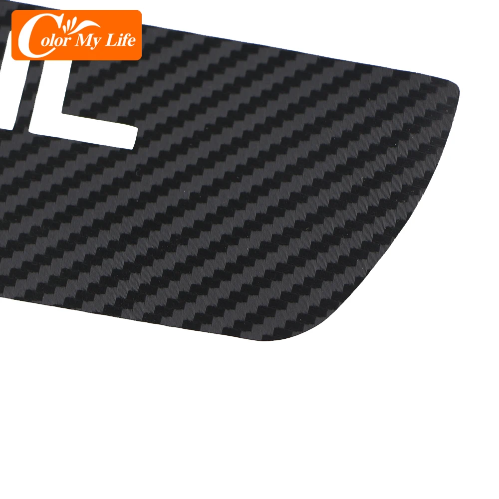 Наклейки из углеродного волокна Color My Life для задних стоп сигналов защитная