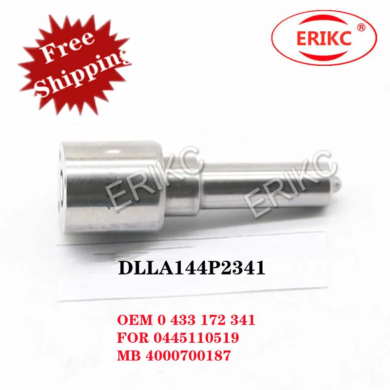 

ERIKC Free Shipping DLLA144P2341 Diesel Engine Oil Burner Nozzle DLLA 144 P 2341 FOR MB 4000700187 0445110519