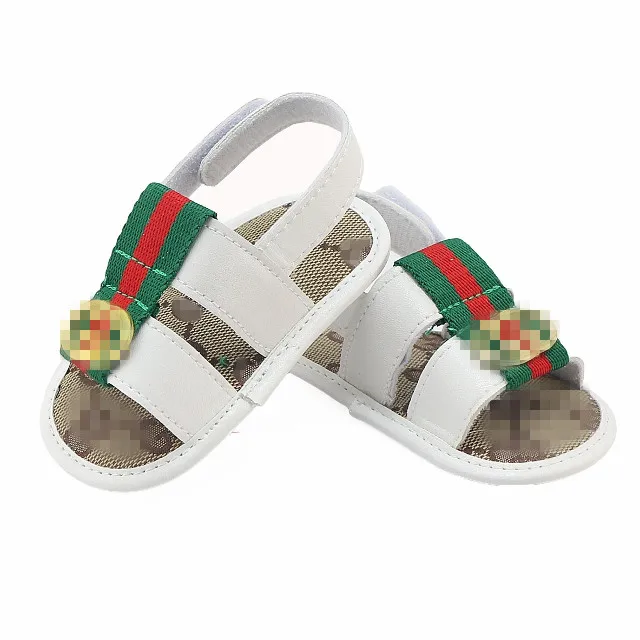 

Rome Style Soft Leather Baby Sandals Toddlers Summer Little Shoes for Girls Boys 0-18M Sandals Newborns Non-slip First Walkers