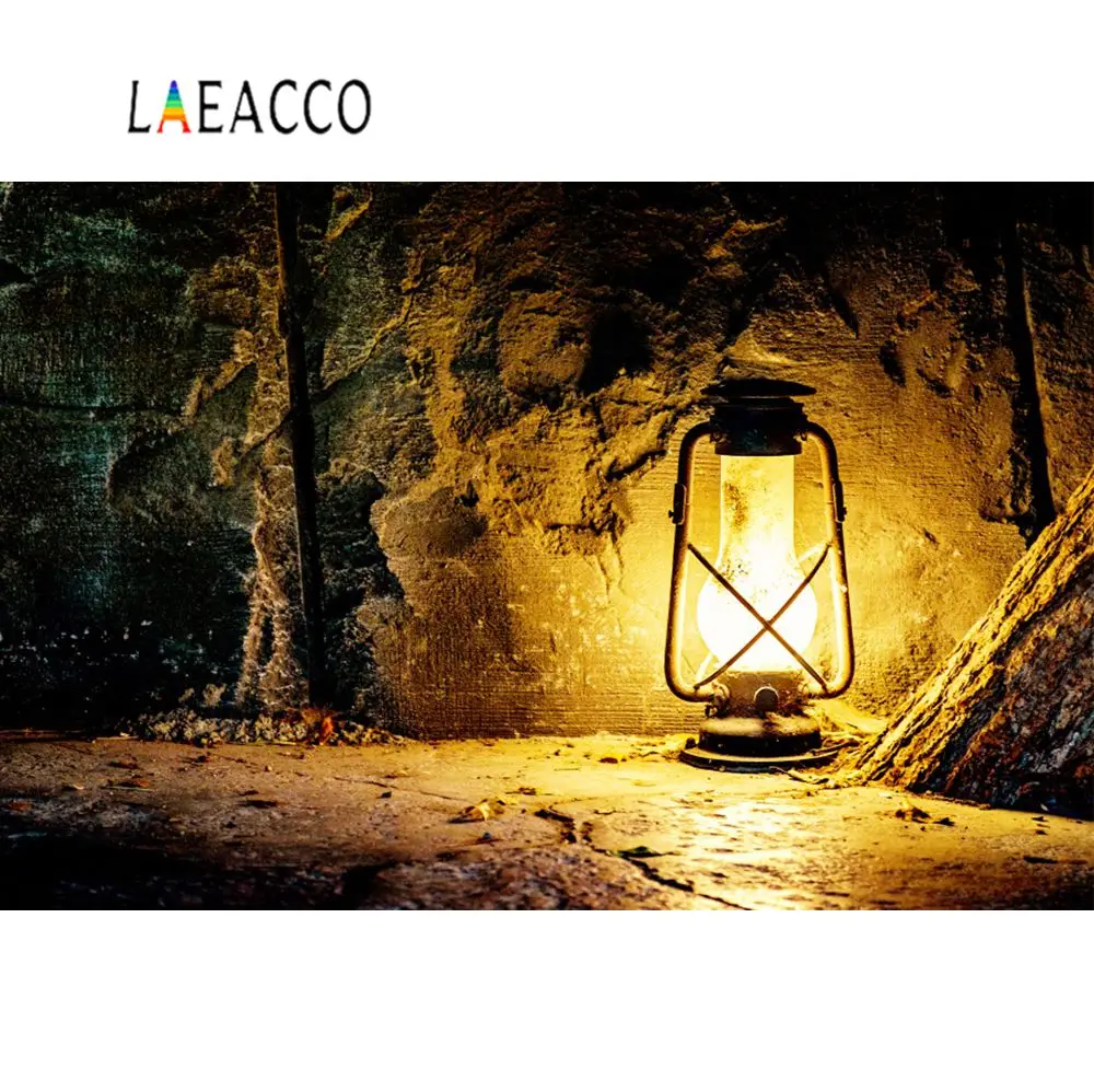 Laeacco старый камень пещера фонарь Сказочный ребенок портрет живописные Фото фоны для фотографий фоны фотосессия Фотостудия