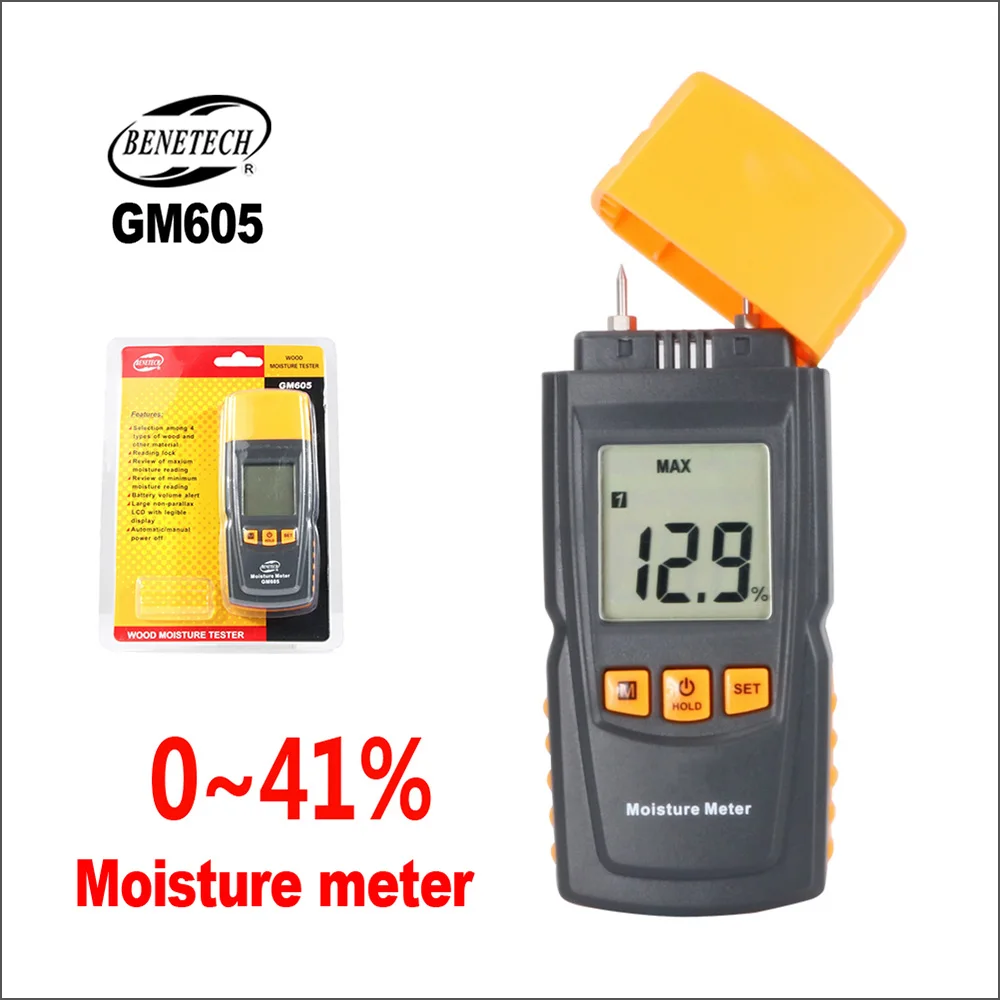 

DZYTEK Wood Moisture Meter Digital Humidity Measuring Device Tester Without Backlight Hygrometer Wood Moisture Meter Sensor