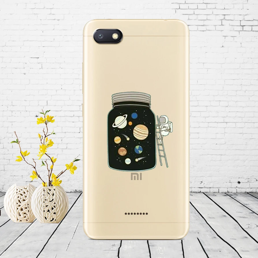 I45 Силиконовый чехол для xiaomi redmi 6a защитный чехол Мягкий ТПУ чехол для телефона Чехлы для xiaomi redmi 6A чехол бампер 6a Coque - Цвет: I45
