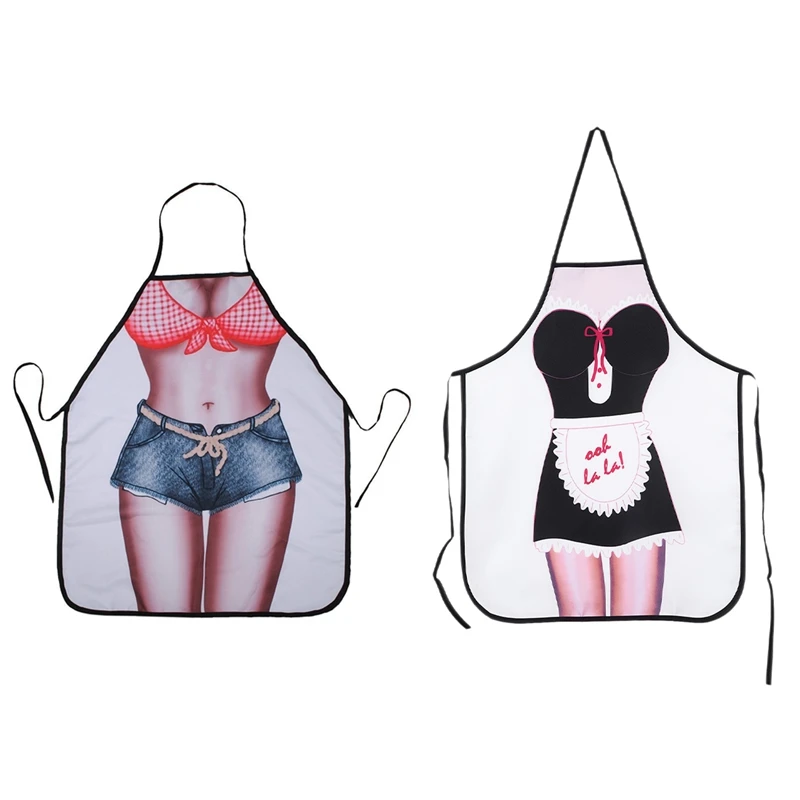 

Бикини и шорты, сексуальный кухонный фартук, забавные креативные фартуки для приготовления пищи для женщин, девушек, девушек, рождественски...