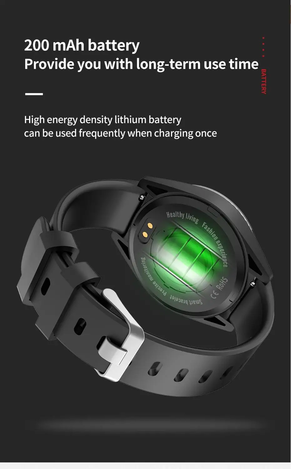 Спортивные Смарт-часы для мужчин и женщин пульсометр монитор кровяного давления