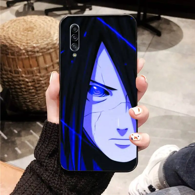 

Naruto Character close-up Phone Case Black For Samsung A10 20 30 40 50 01 11 31 51 71 S pLUS Cases