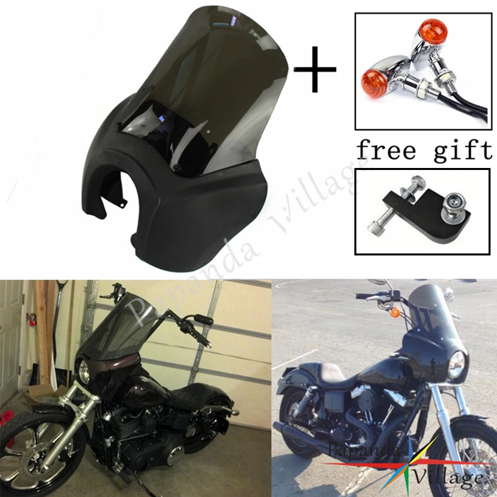 Обтекатель для фар мотоциклов экран Harley Dyna Low Rider Super Glide Street Fat Bob FXR FXD FXS 1987